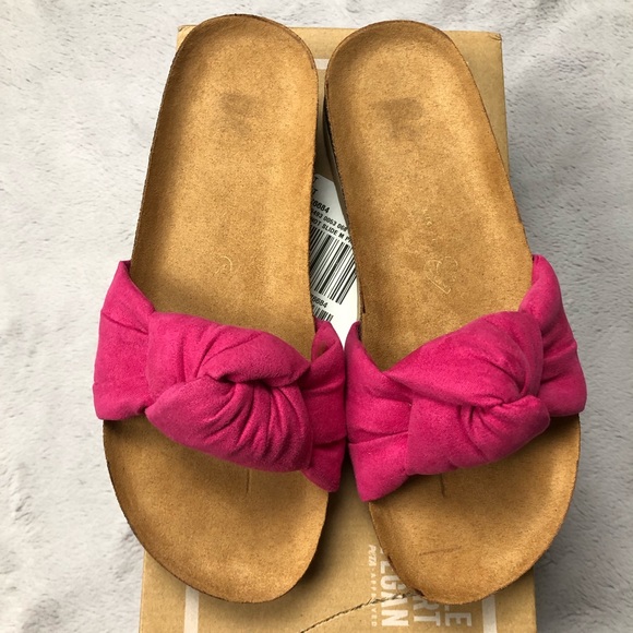 NWT Anthropologie 	BC FOOTWEAR REUNION KNOT SLIDE SANDALS - Picture 6 of 9